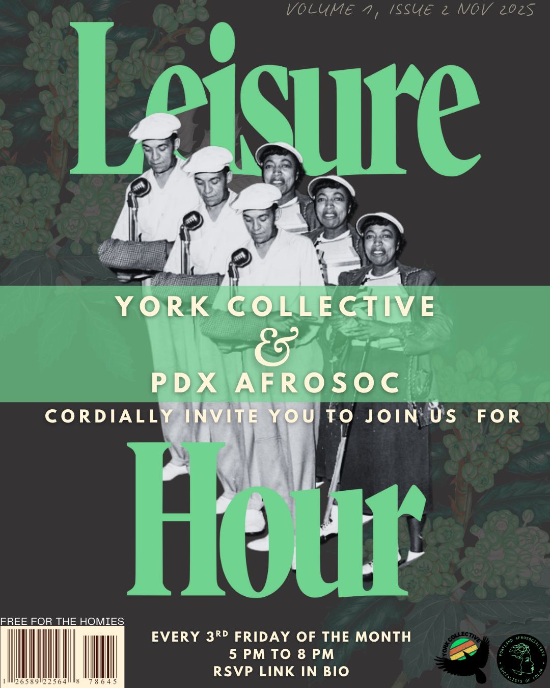 Leisure Hour event presented by York Collective