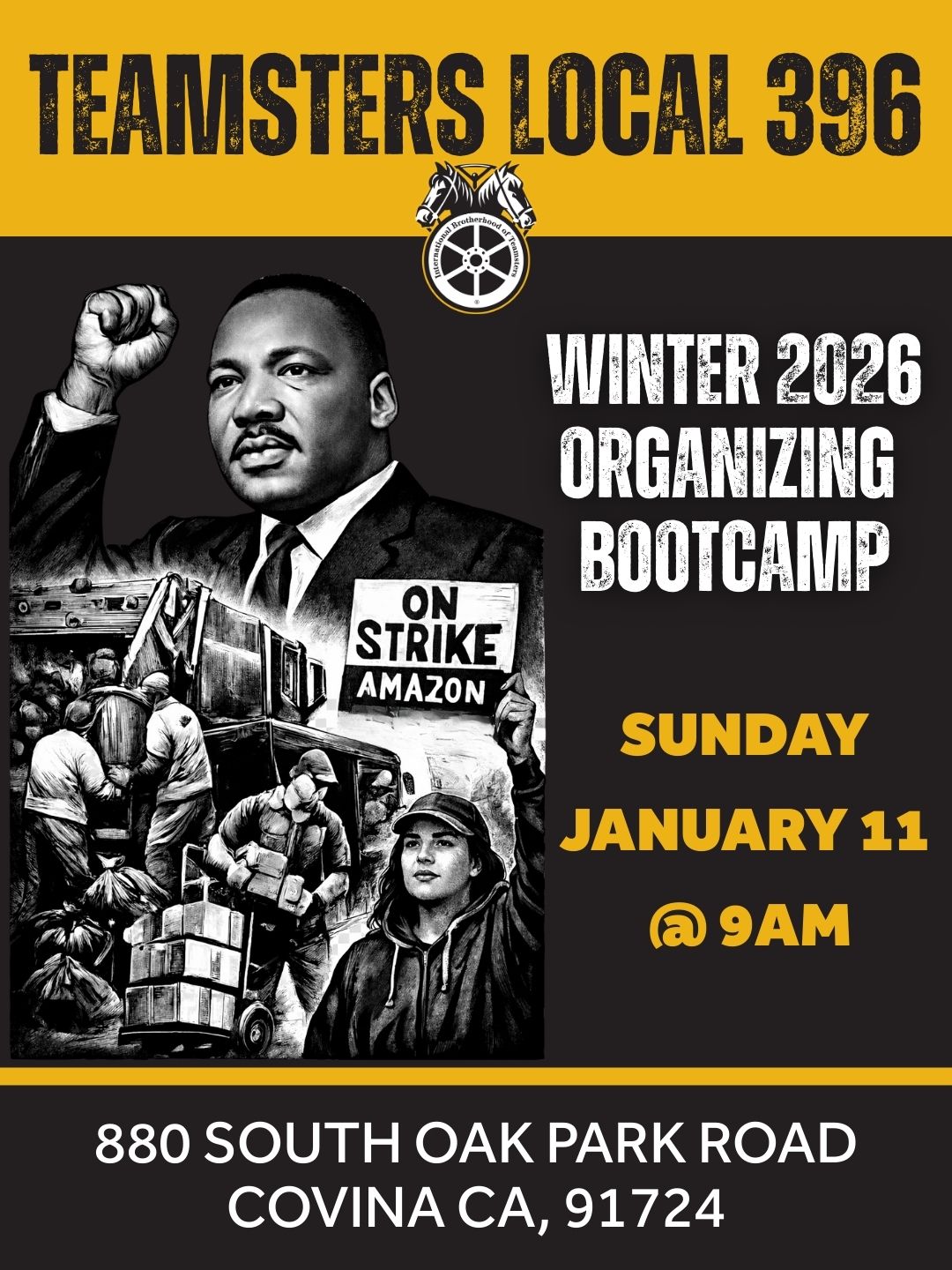 Teamsters Local 396 Winter 2026 Organizing Bootcamp - Action Network