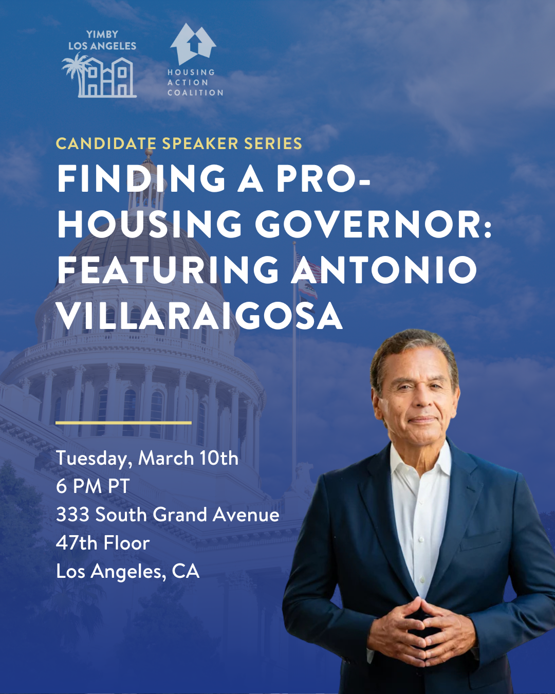 YIMBY LA presents Antonio Villaraigosa