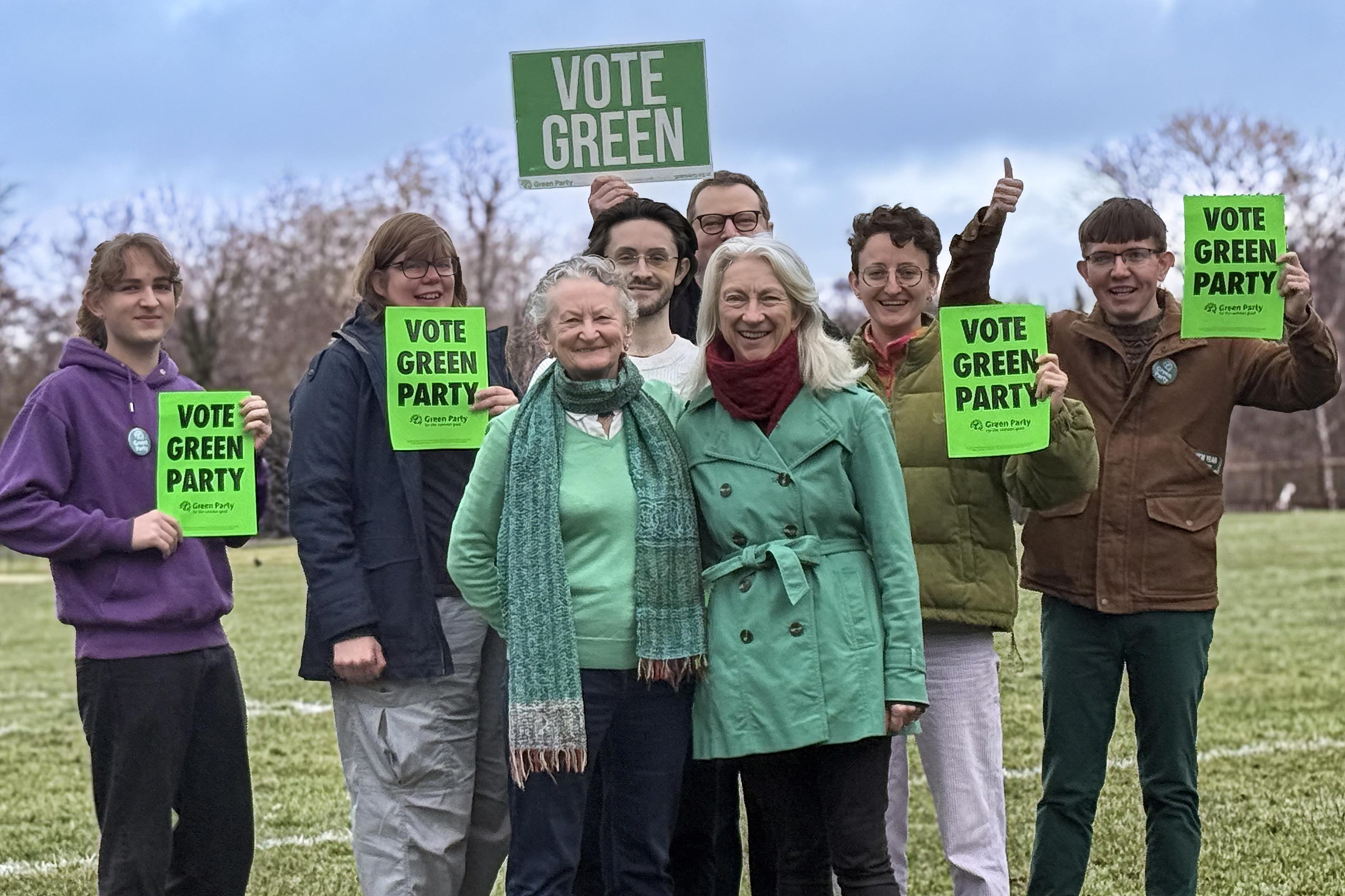 Shelford Greens at a Little Shelford Action Day