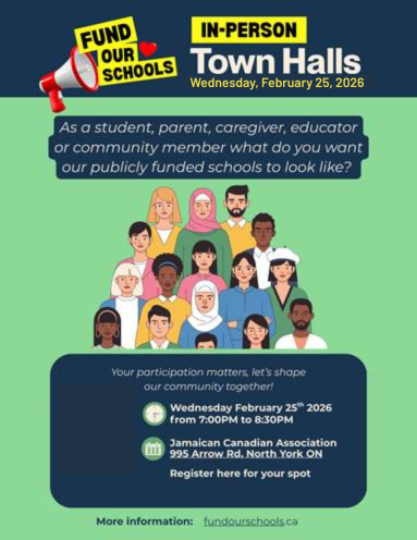 Feb 25: Fund Our Schools In-Person Town Hall - Action Network
