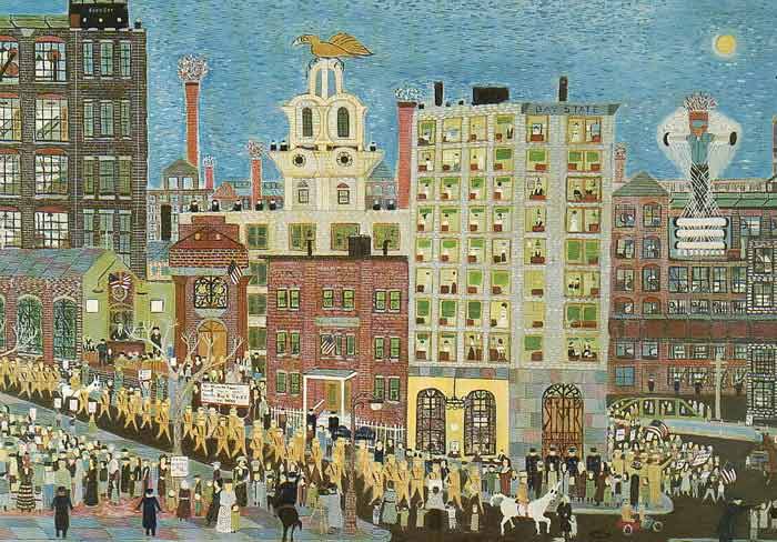 Mural of Workers Strike