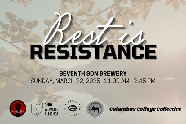 Rest is Resistance Event Flier