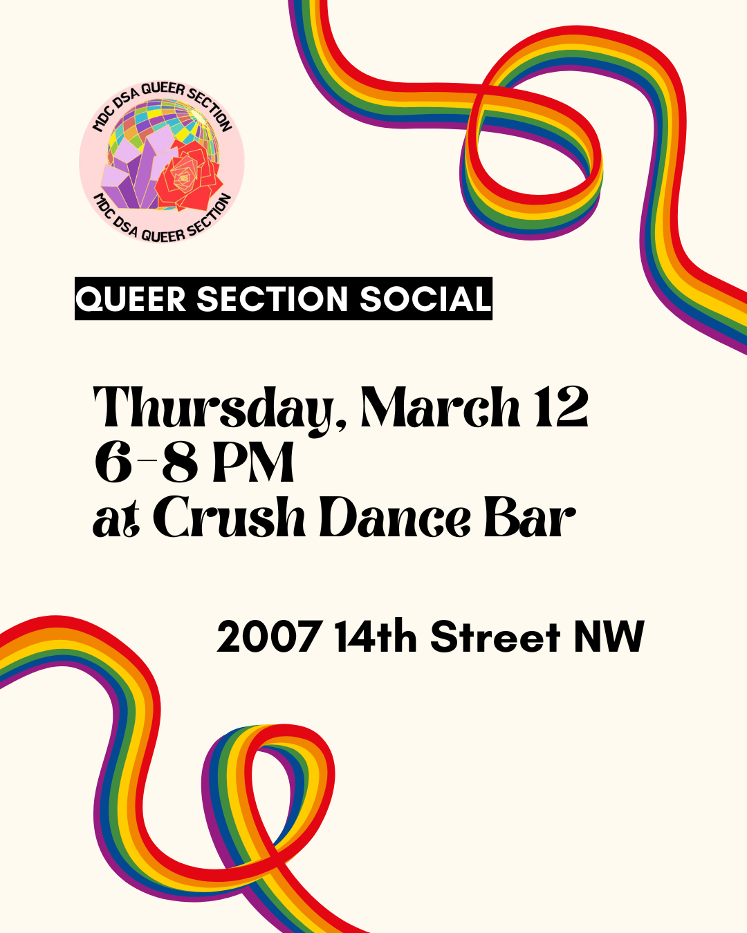 March 2026 Queer Section Social - Action Network