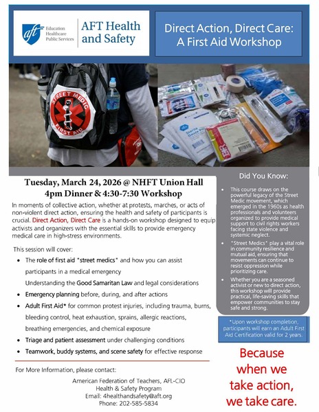 Direct Action, Direct Care: A First Aid Workshop