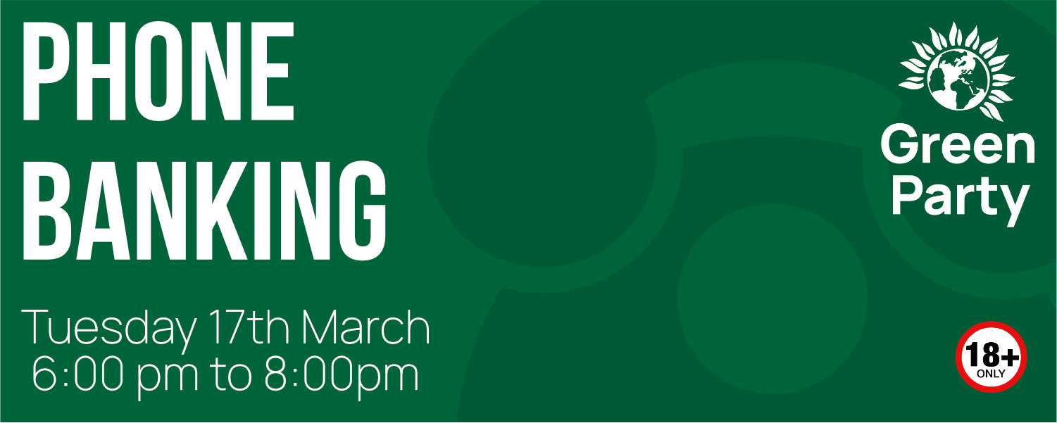 Phone Banking online March 17 6pm to 8pm