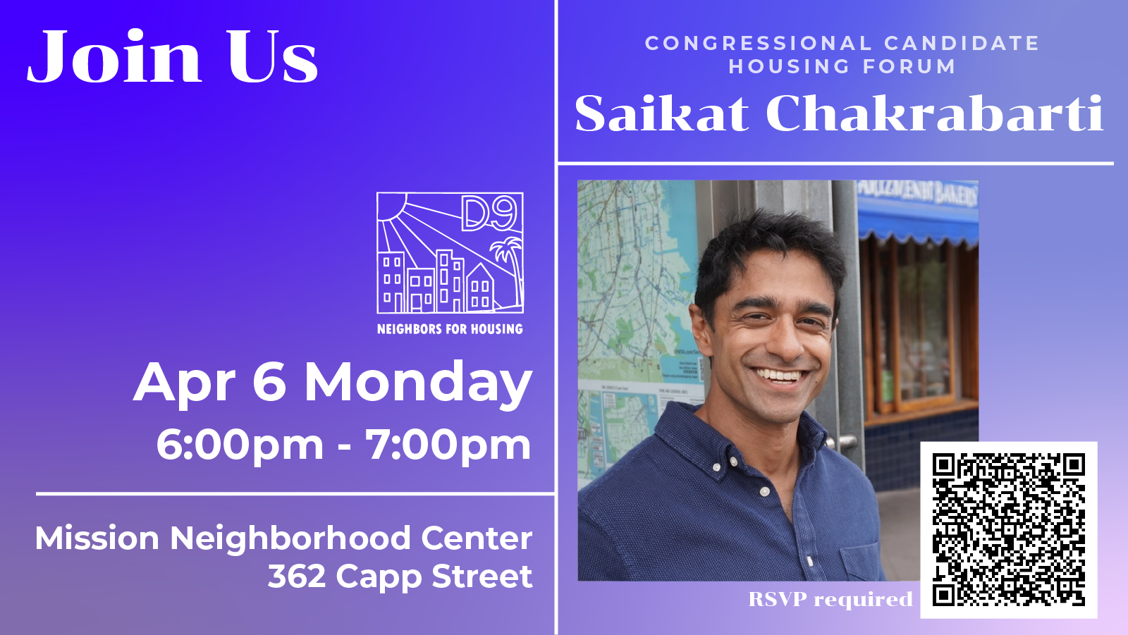 image of Saikat Chakrabarti with event detalis