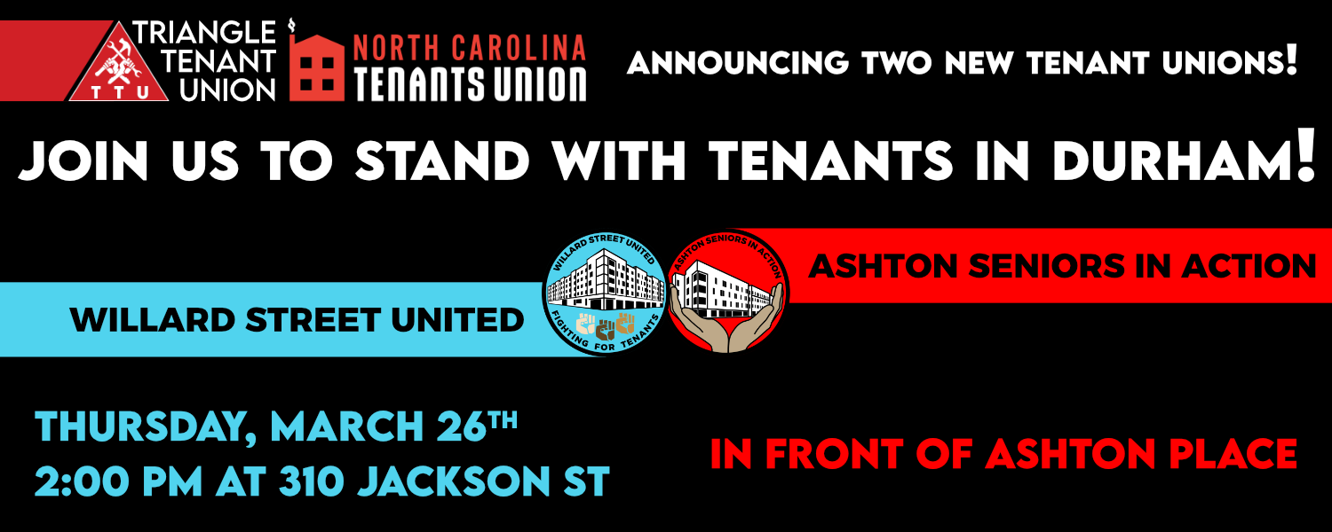 Join Us to Stand with Tenants in Durham!