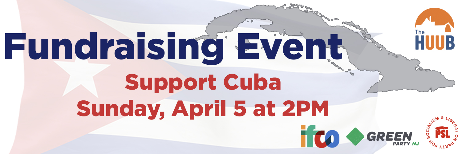 Cuba Fundraiser April 5 at 2PM