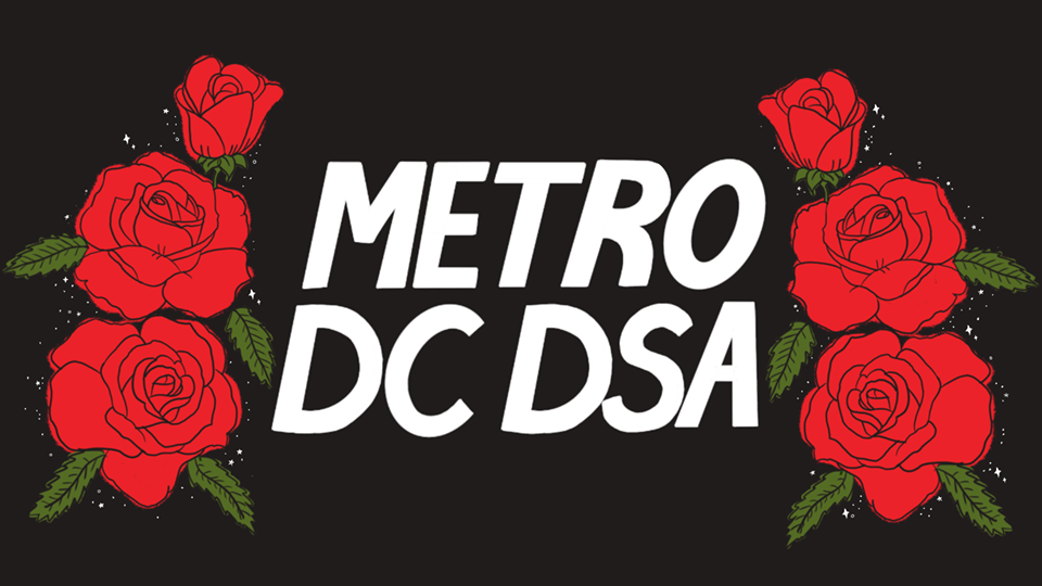 MDC DSA banner with six red roses