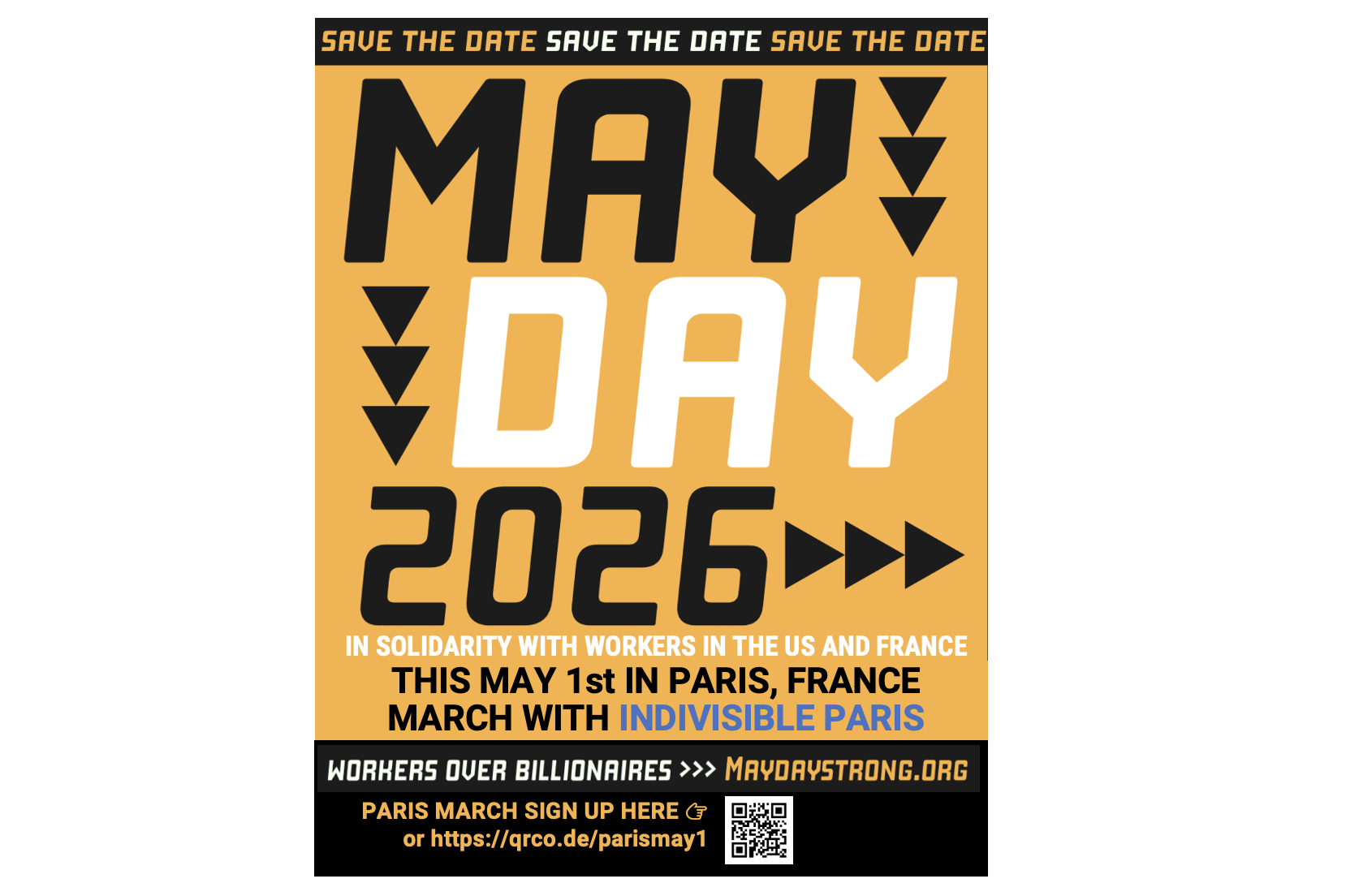 March with Indivisible Paris this May 1, 2026