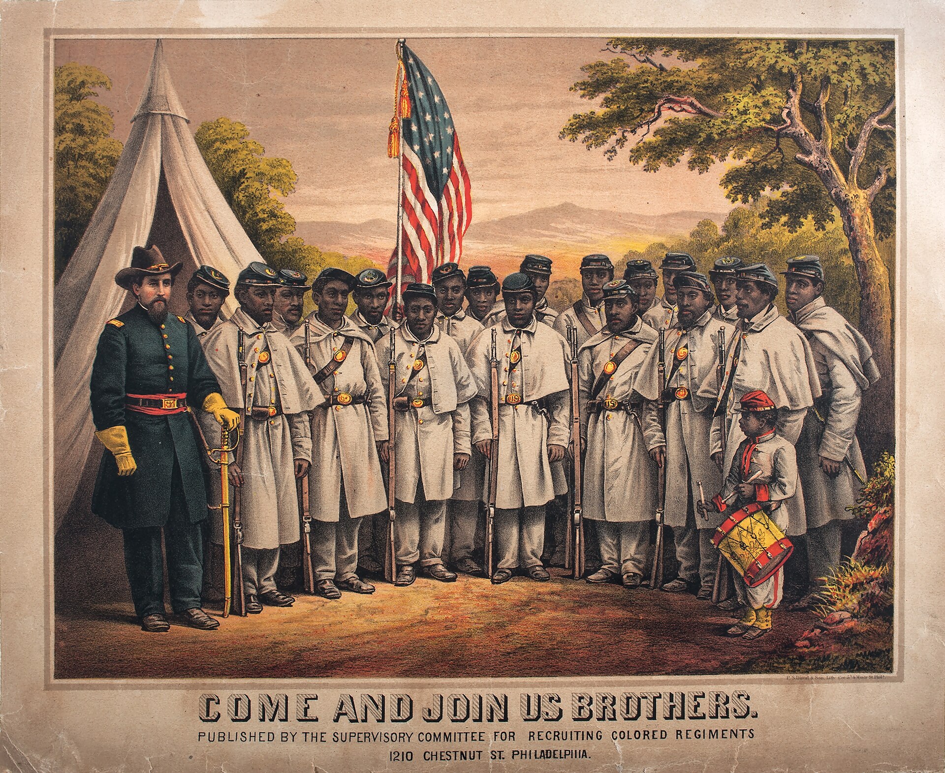Image of a Black Civil War Regiment