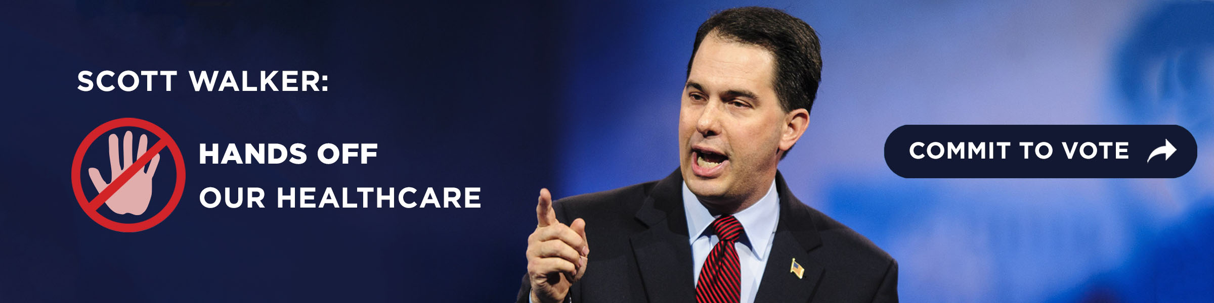 Scott Walker Hands off our healthcare Action Network