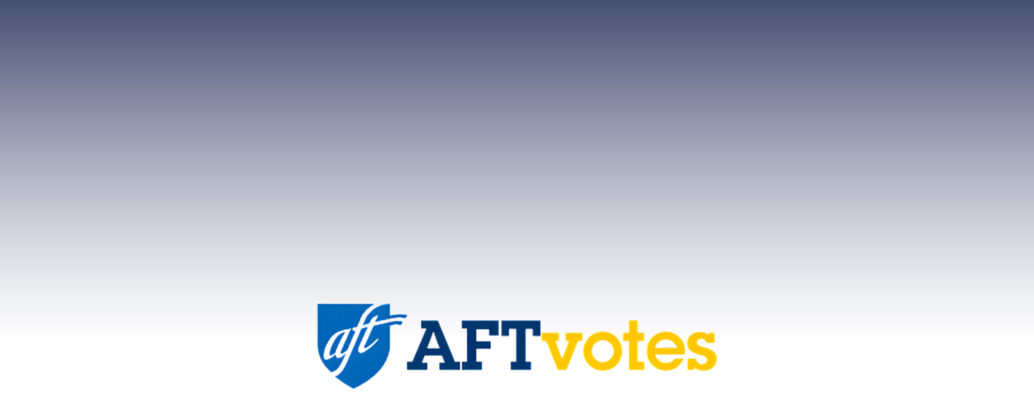 AFTvotes Logo on Blue Gradient