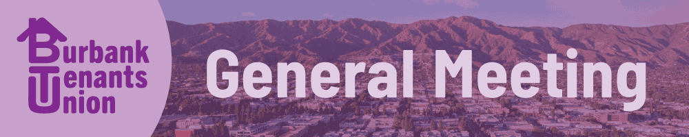BTU General Meeting