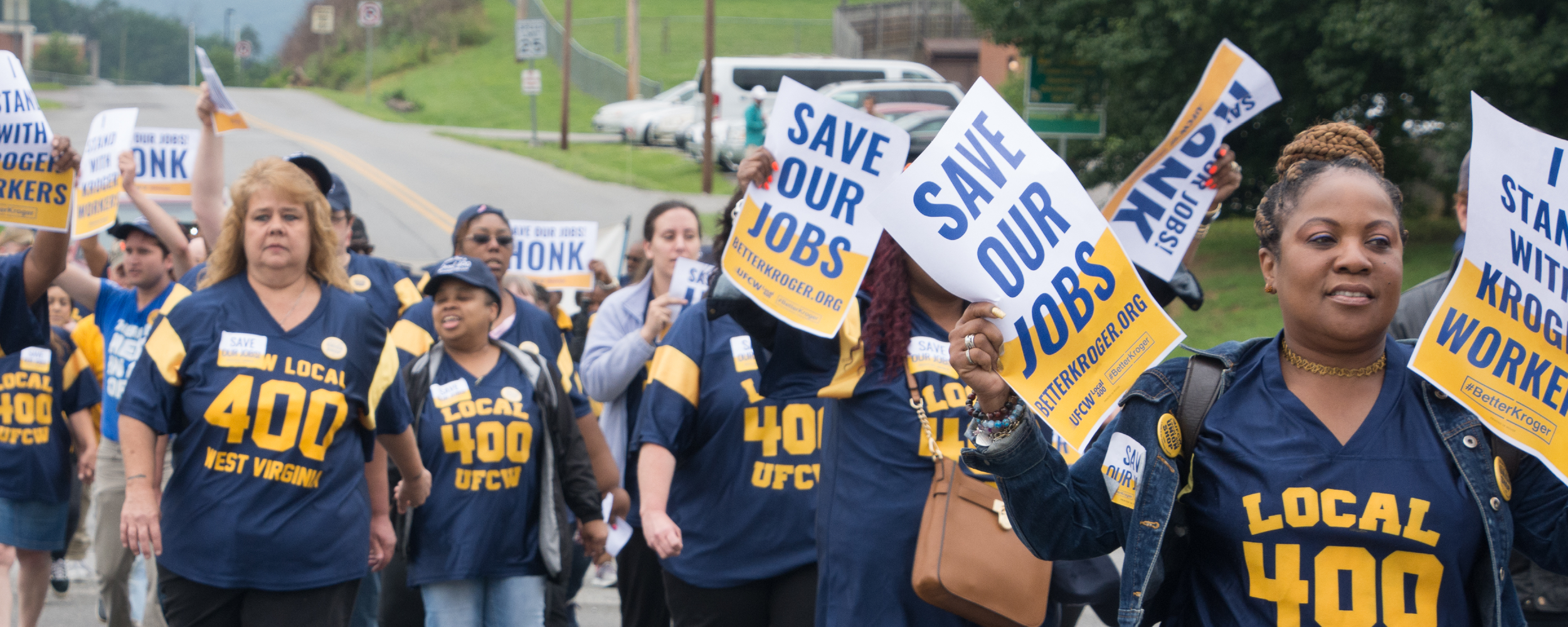 Kroger workers rallying to save their jobs