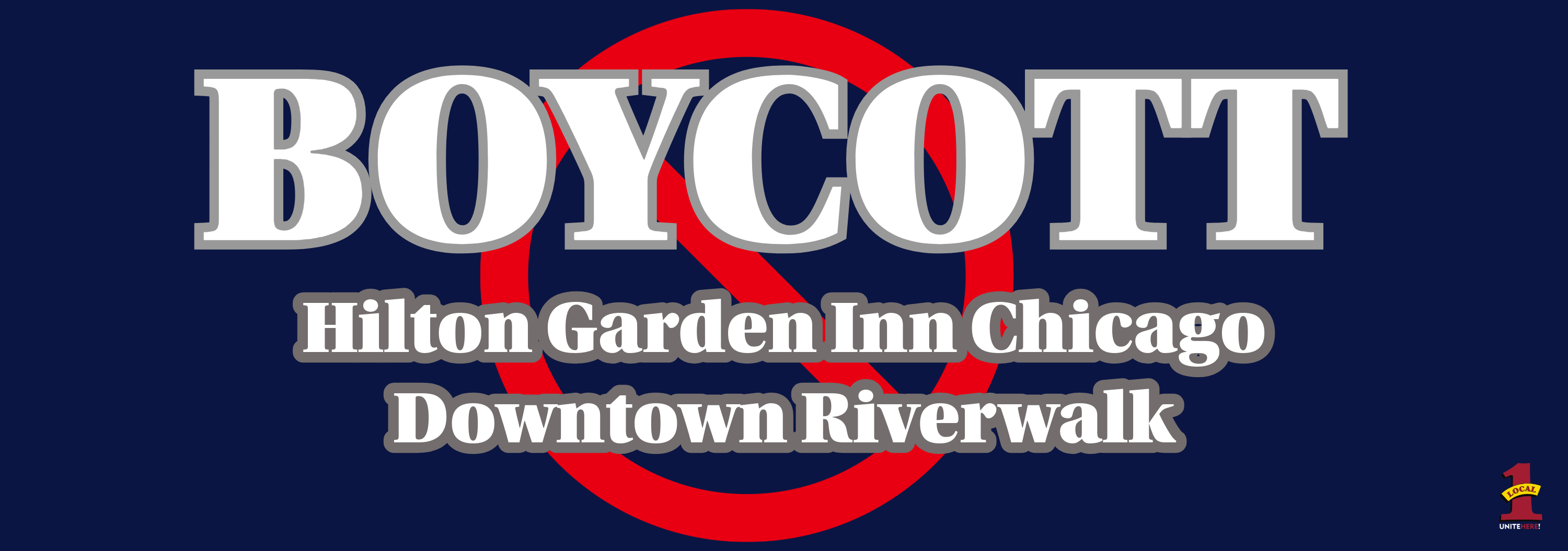 Boycott Hilton Garden Inn Chicago Downtown Riverwalk