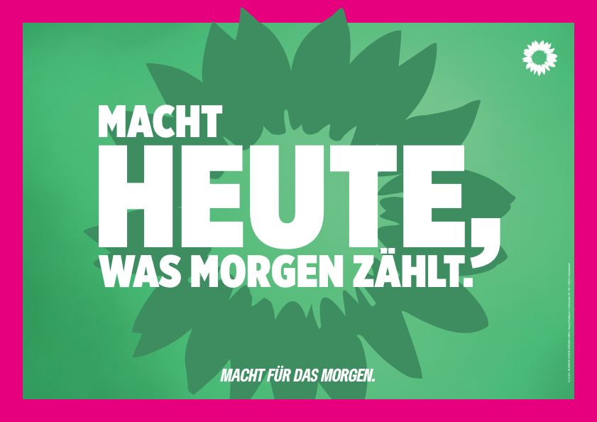 Macht heute, was morgen zählt. Macht für das Morgen. 