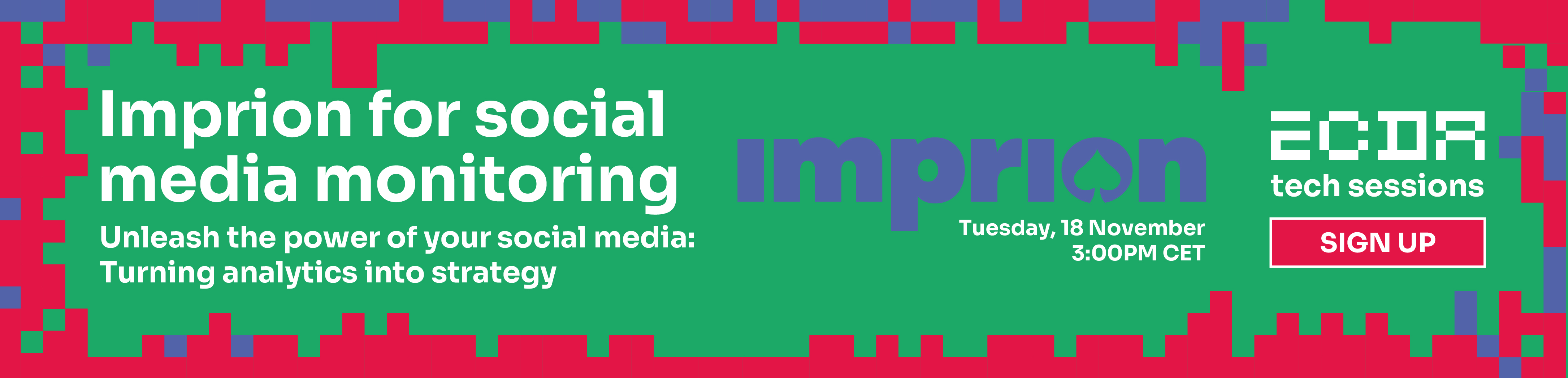 Webinar banner with title and logistical information