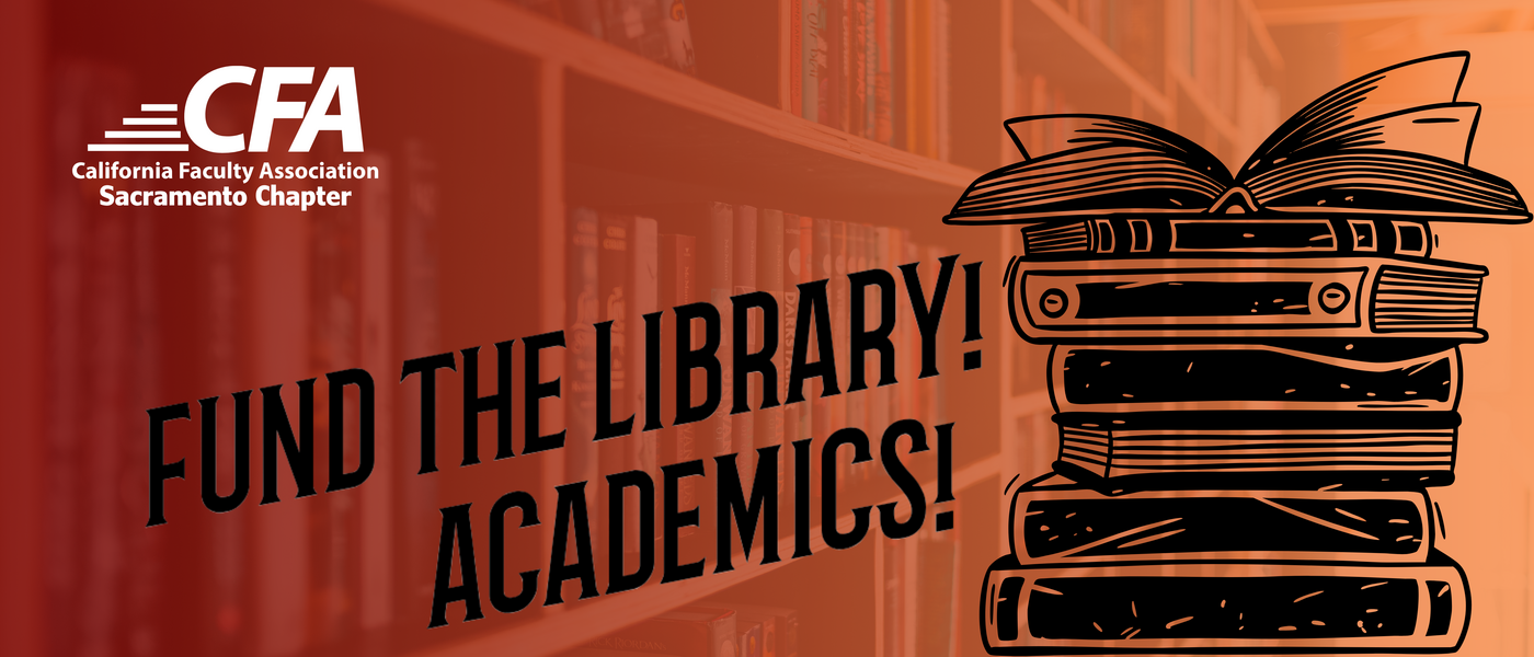 FUND THE LIBRARY! FUND ACADEMICS!