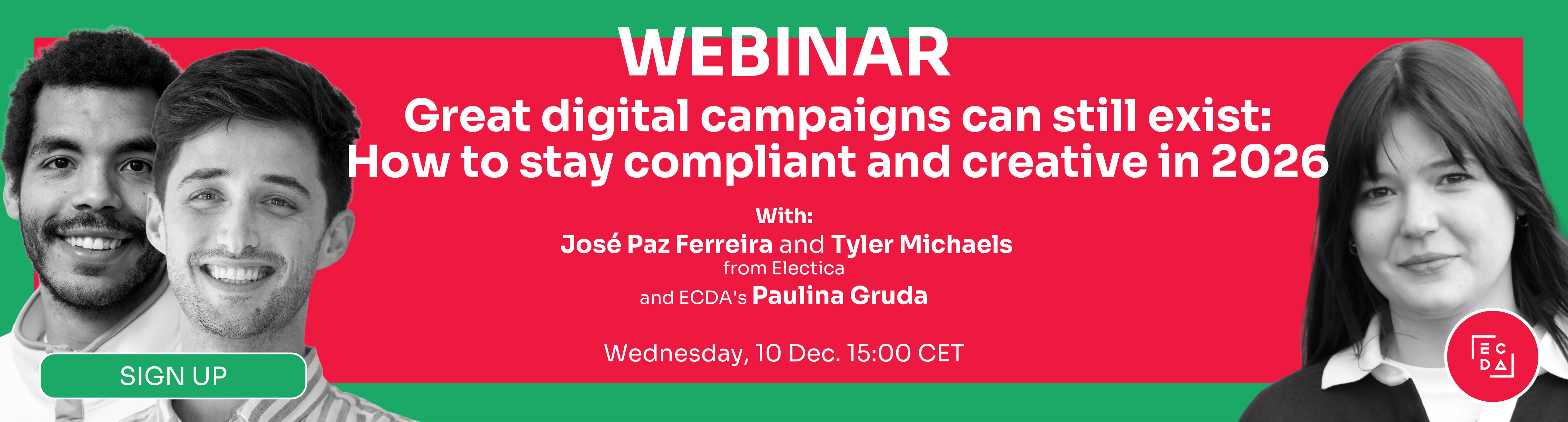 Webinar banner with title and logistical information