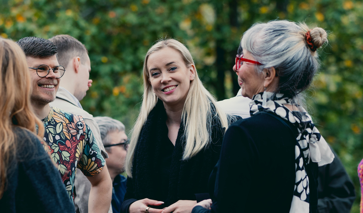 Vihreiden puheenjohtaja Sofia Virta puoluekokouksessa