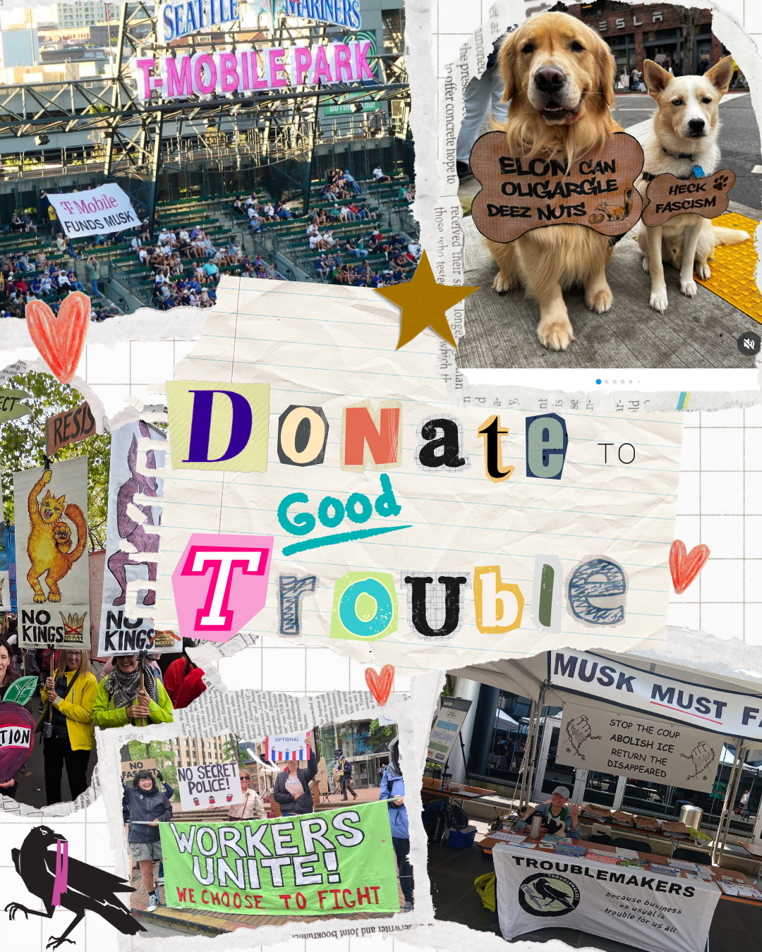 collage of action images