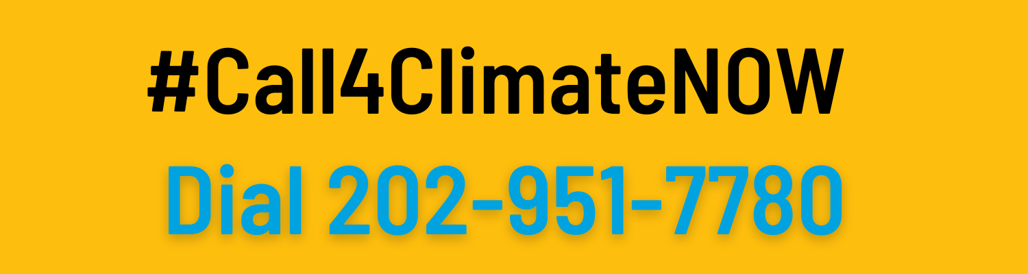 #Call4ClimateNOW to make a difference