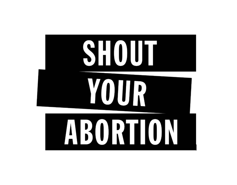 shout your abortion logo