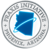 Praxis_round_logo_white_blue_state_160x160