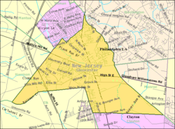 Map of Glassboro