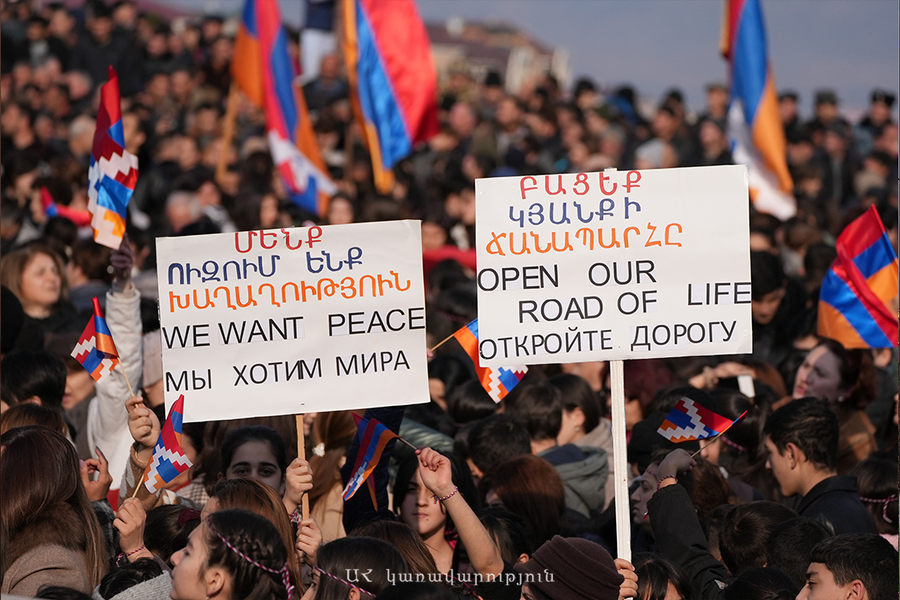People in Artsakh are facing humanitarian crises. 