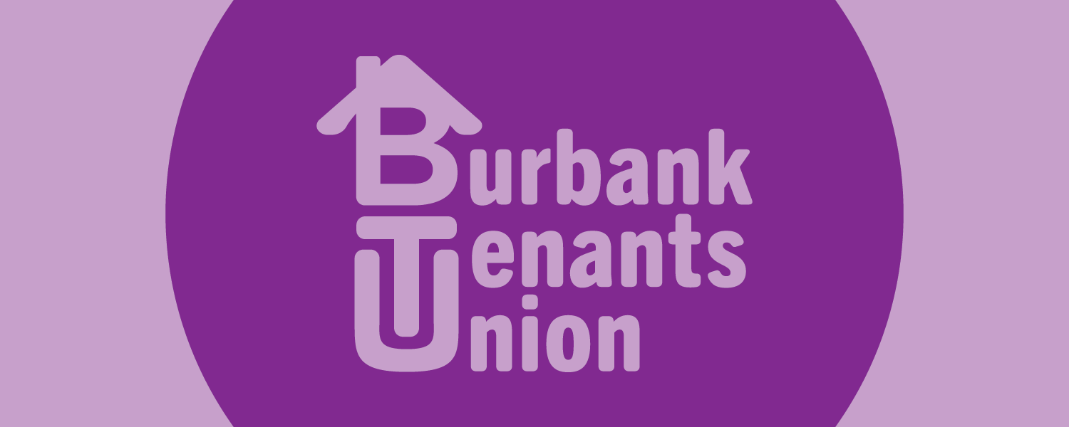 Burbank Tenants Union Banner