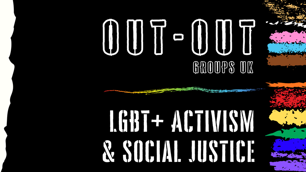 Out-Out logo activist rainbow 