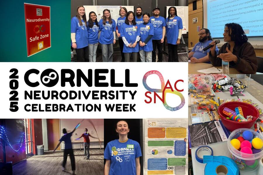 Collage of photos and logo from neurodiversity celebration week 2025