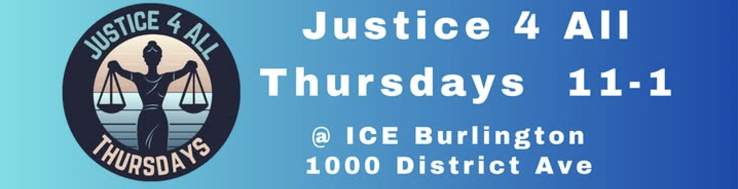 Justice 4 All Thursdays Banner