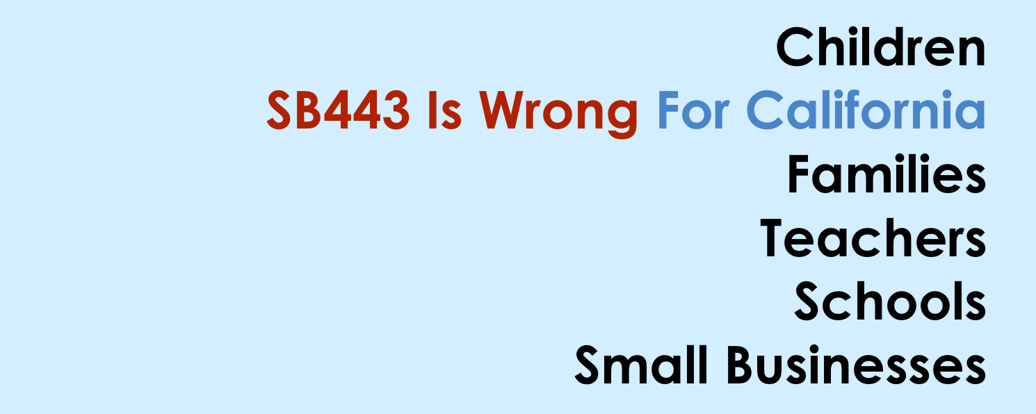 SB443 Transitional Kindergarten Expansion Opposition Action Network