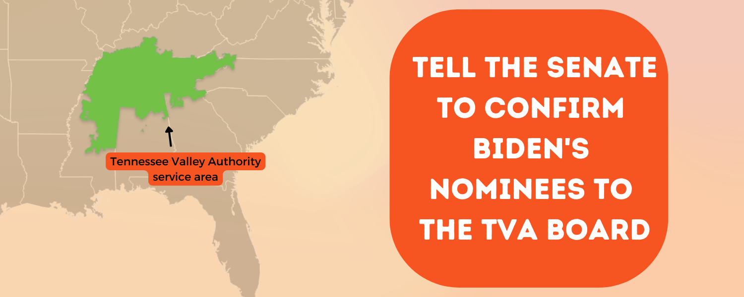The Tennessee Valley Authority has no leadership. Tell the Senate to