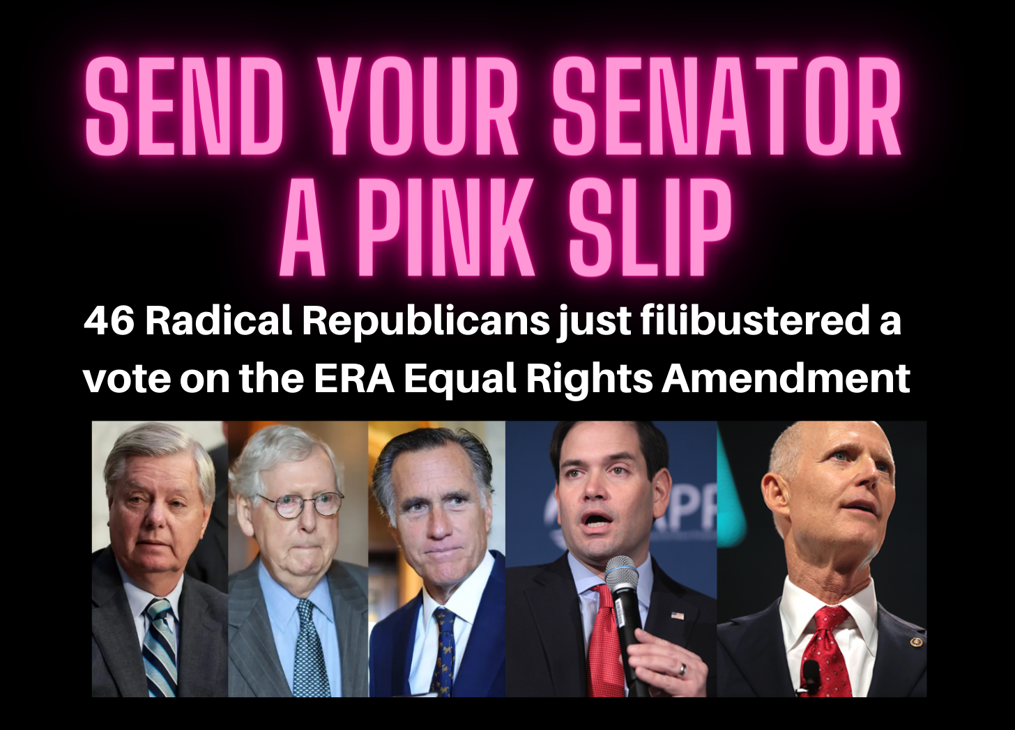 send your senator a pink slip