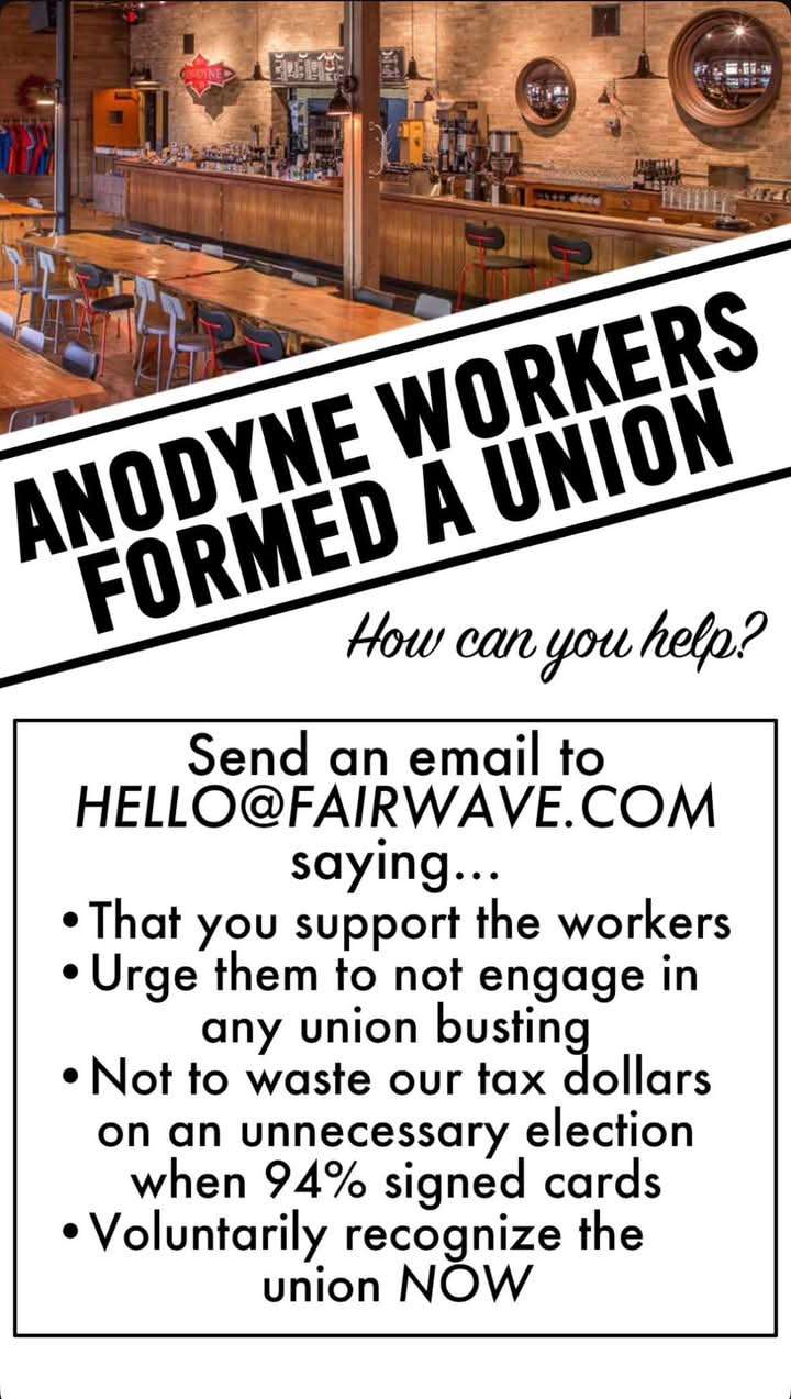 Anodyne Workers Formed A Union