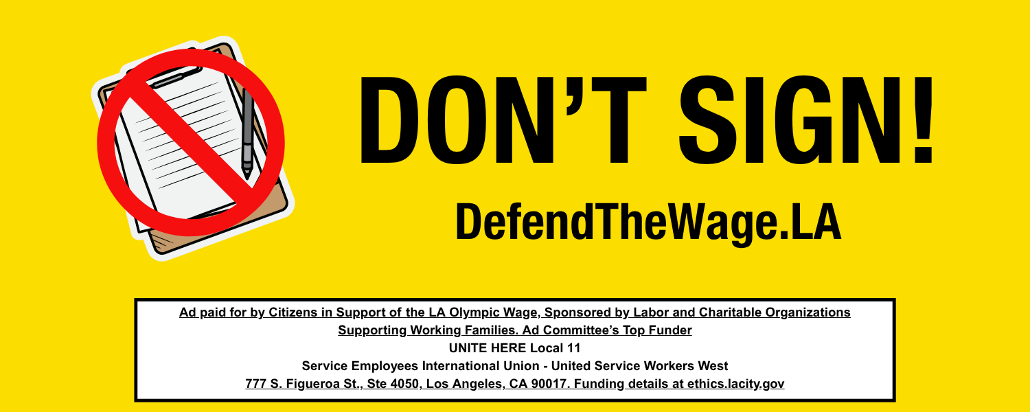 Tell Traci Park to stop the misleading effort to lower the minimum wage ...
