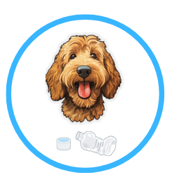 Pups for PRRIA logo