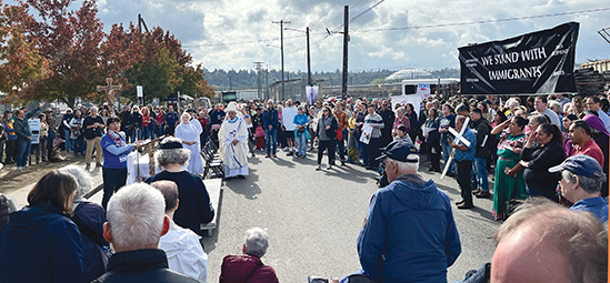 St. Leo's Tacoma WA - Immigration Pilgrimage to ICE Detention Center