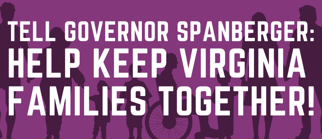 Tell Spanberger help keep Virginia famies together