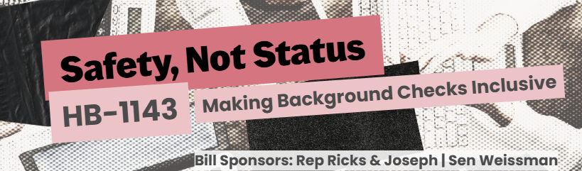 Safety, Not Status campaign banner