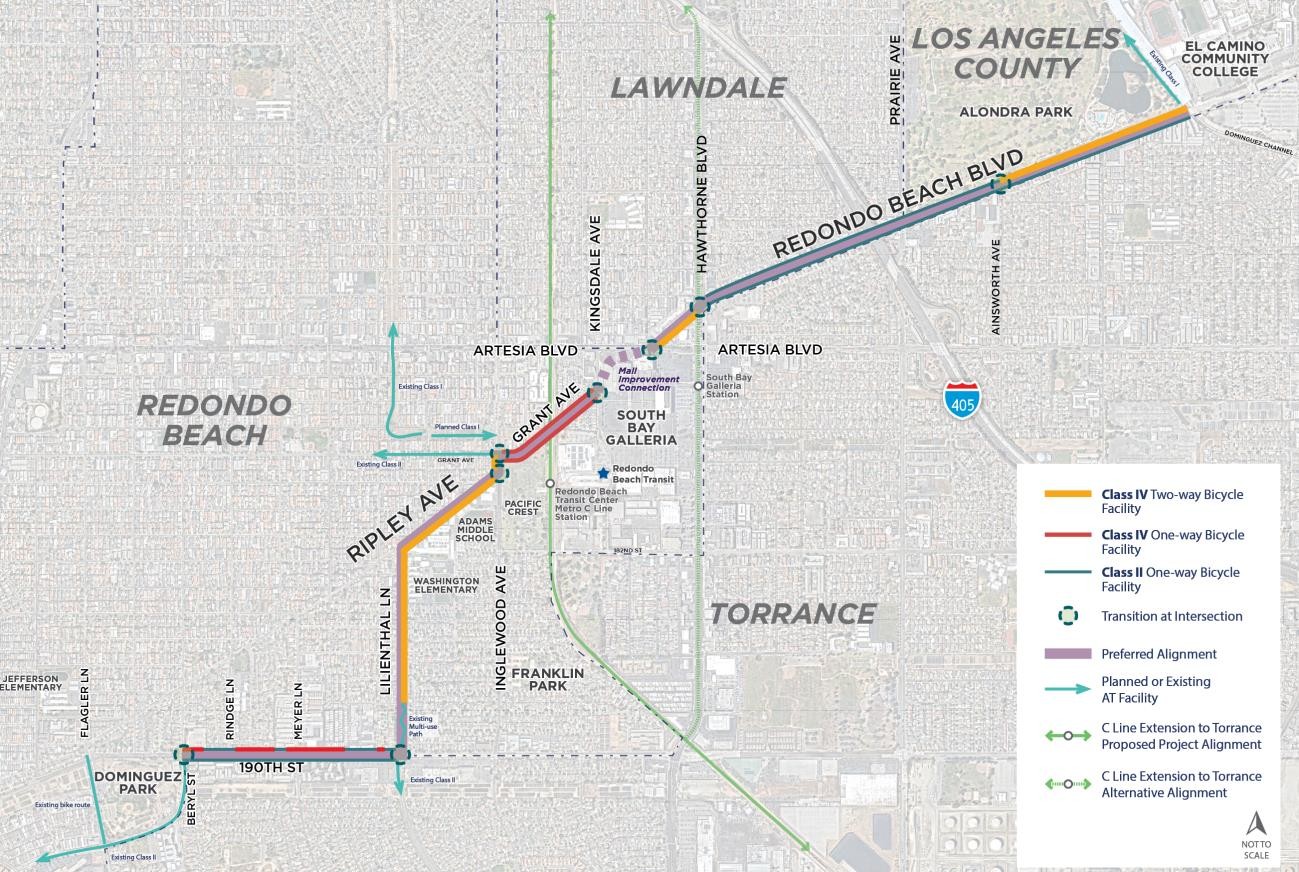 Map of the proposed project