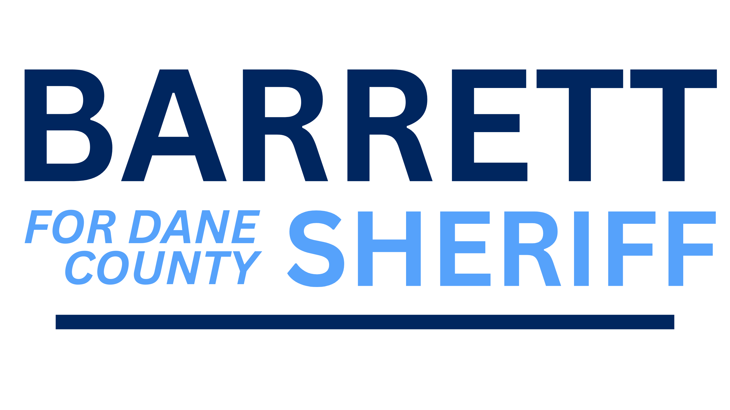 Kalvin Barrett for Sheriff