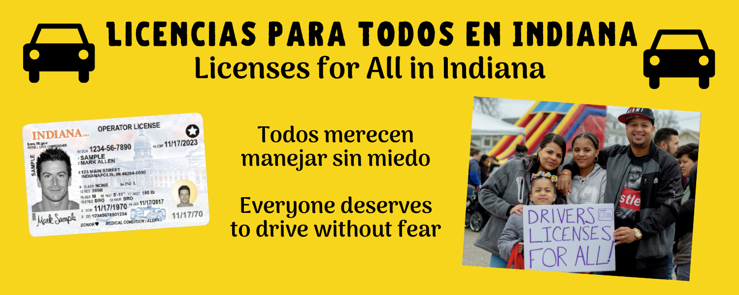 Licencias para inmigrantes en Indiana/Licenses for All Immigrants in