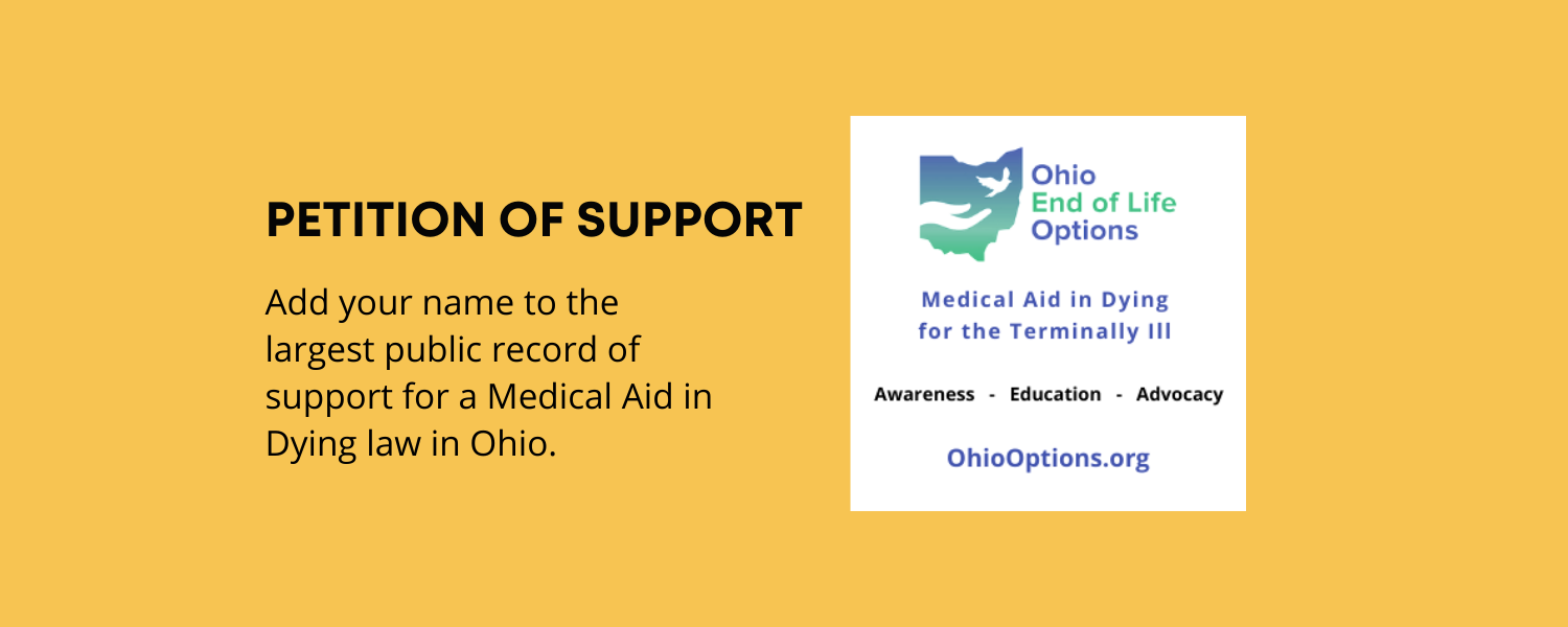Ohio End of Life Options Petition of Support 
