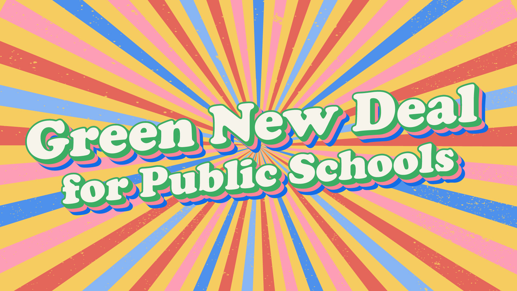 Green New Deal for Public Schools Splash Logo
